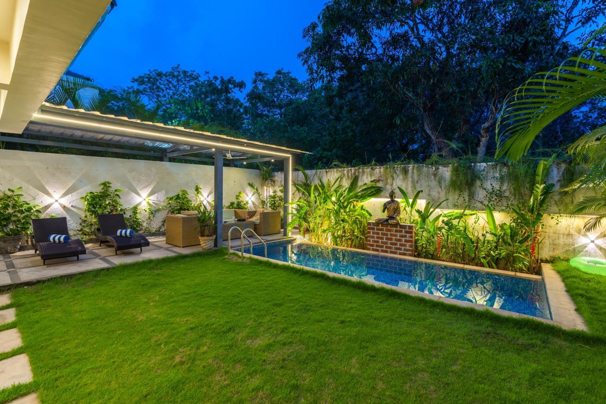 Elivaas 3 Bhk With Pvt Pool - Azalea Villa Siolim Eksteriør billede