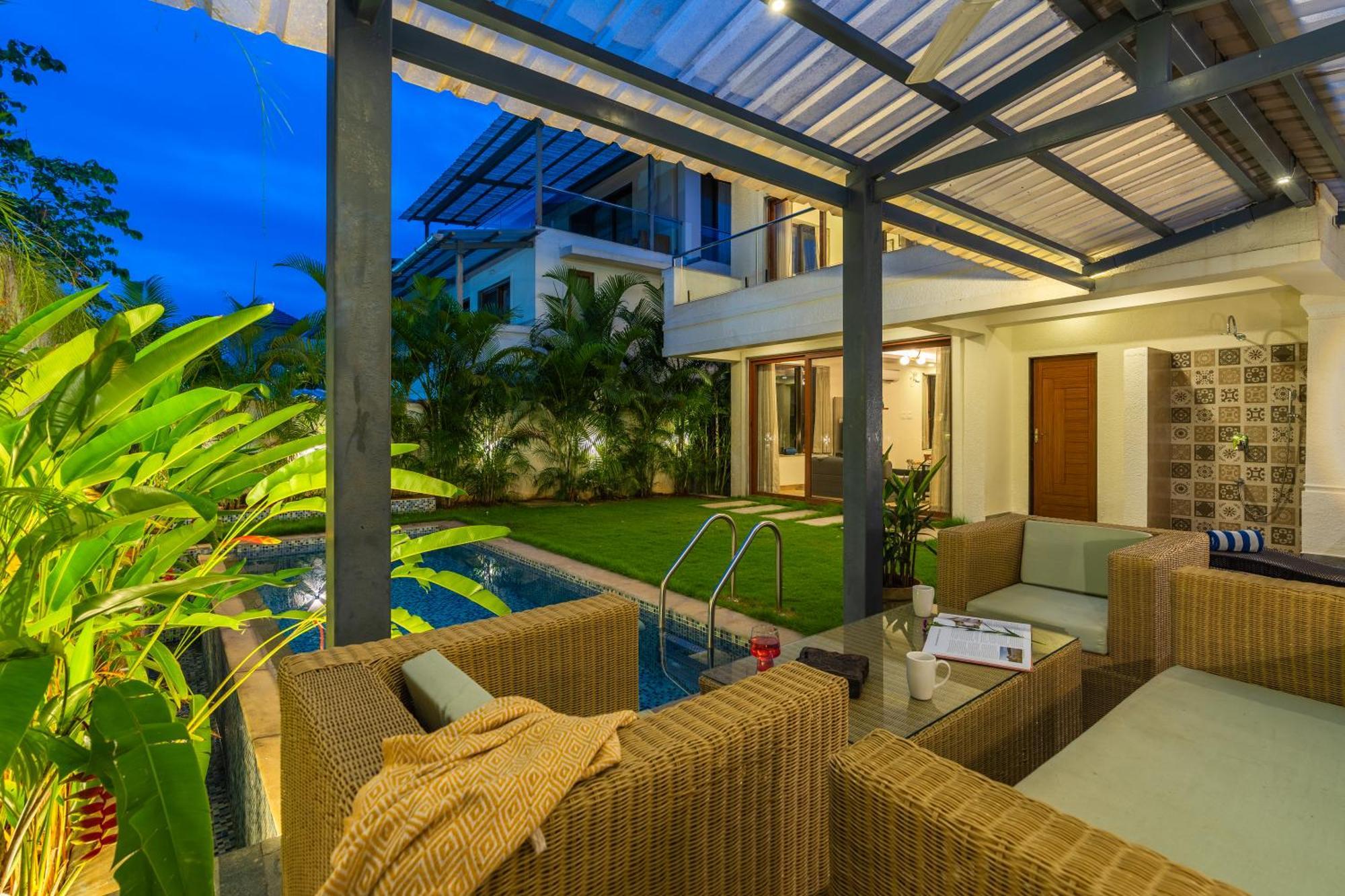 Elivaas 3 Bhk With Pvt Pool - Azalea Villa Siolim Eksteriør billede