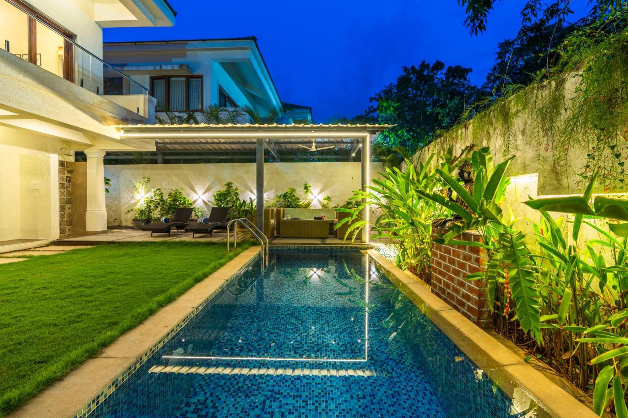Elivaas 3 Bhk With Pvt Pool - Azalea Villa Siolim Eksteriør billede