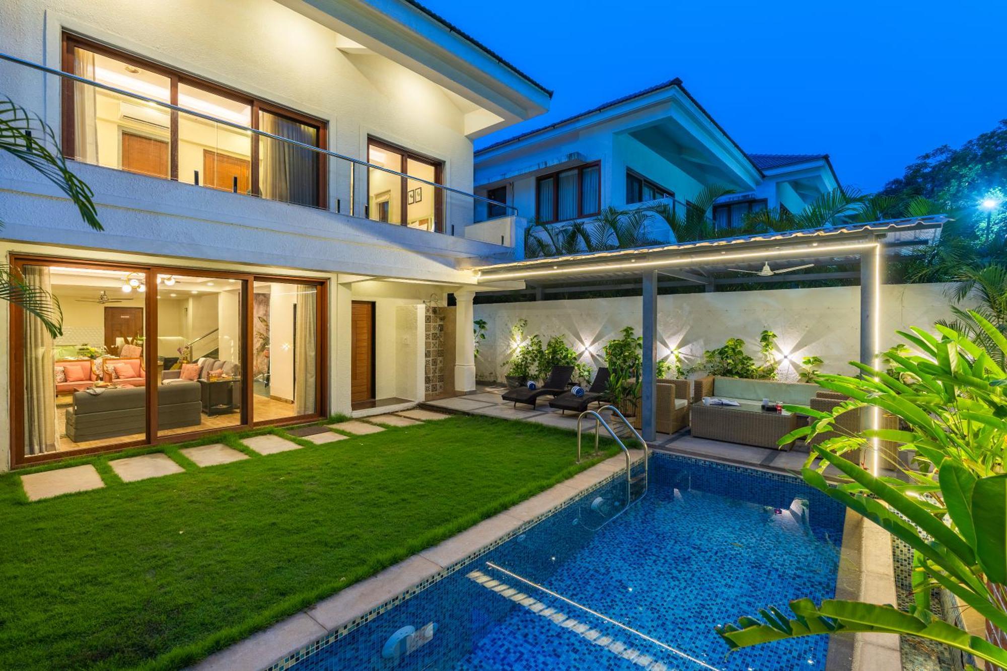 Elivaas 3 Bhk With Pvt Pool - Azalea Villa Siolim Eksteriør billede