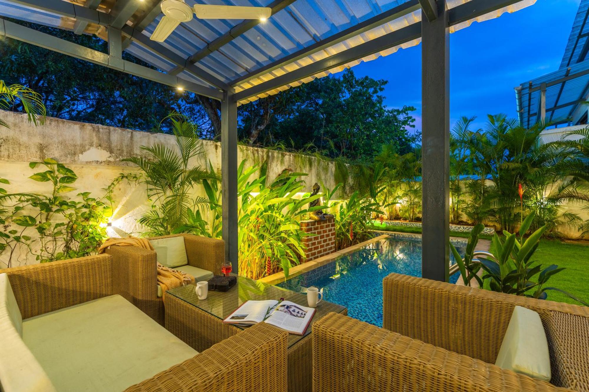 Elivaas 3 Bhk With Pvt Pool - Azalea Villa Siolim Eksteriør billede