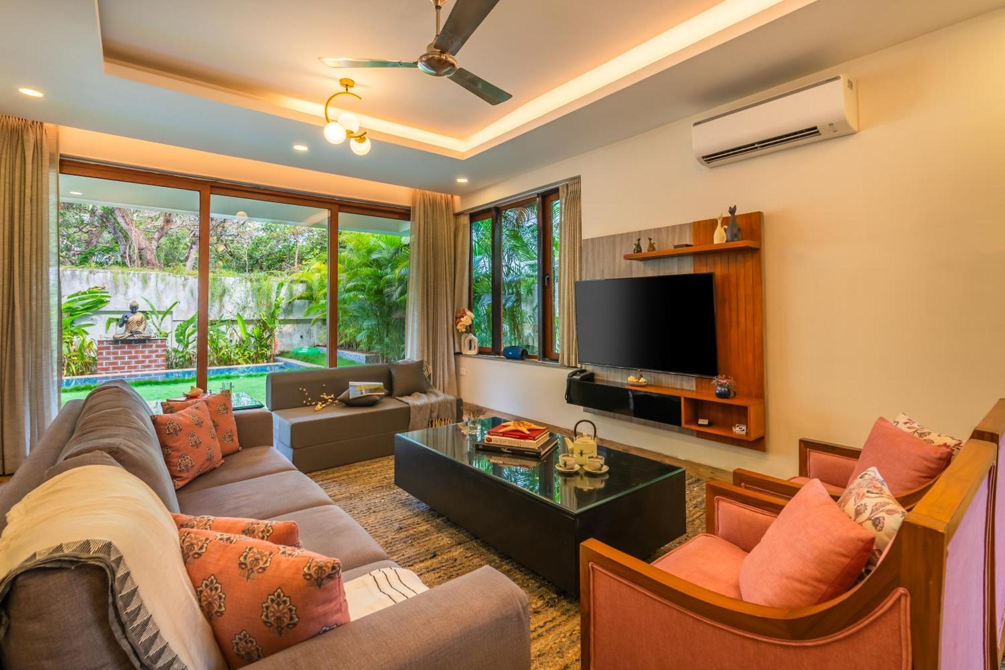 Elivaas 3 Bhk With Pvt Pool - Azalea Villa Siolim Eksteriør billede