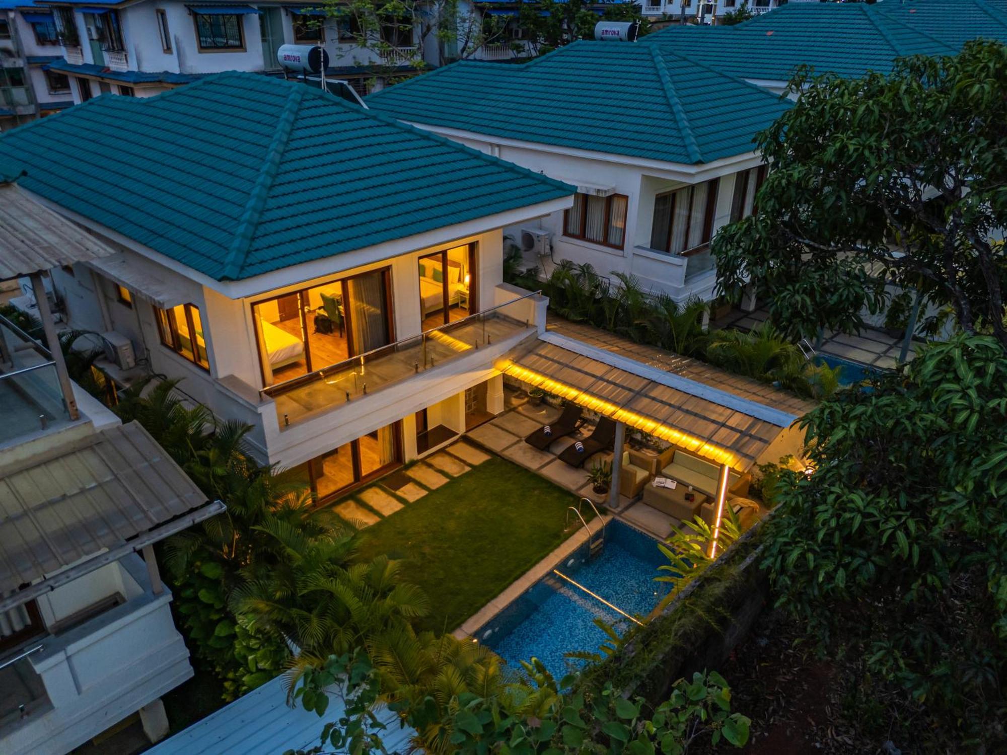 Elivaas 3 Bhk With Pvt Pool - Azalea Villa Siolim Eksteriør billede